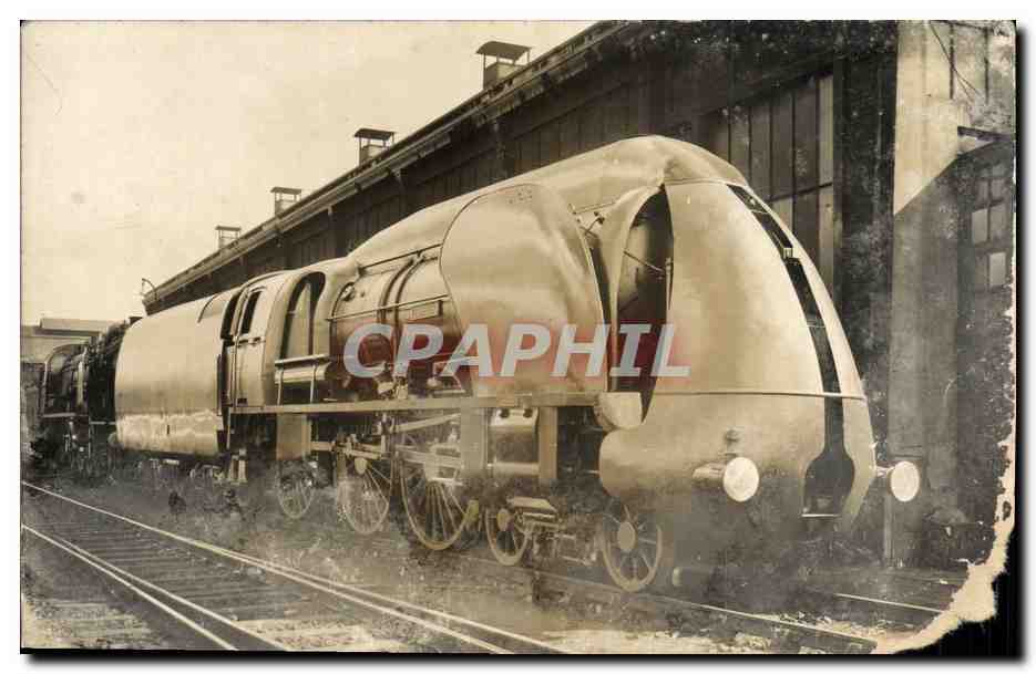 CARTE PHOTO Train 