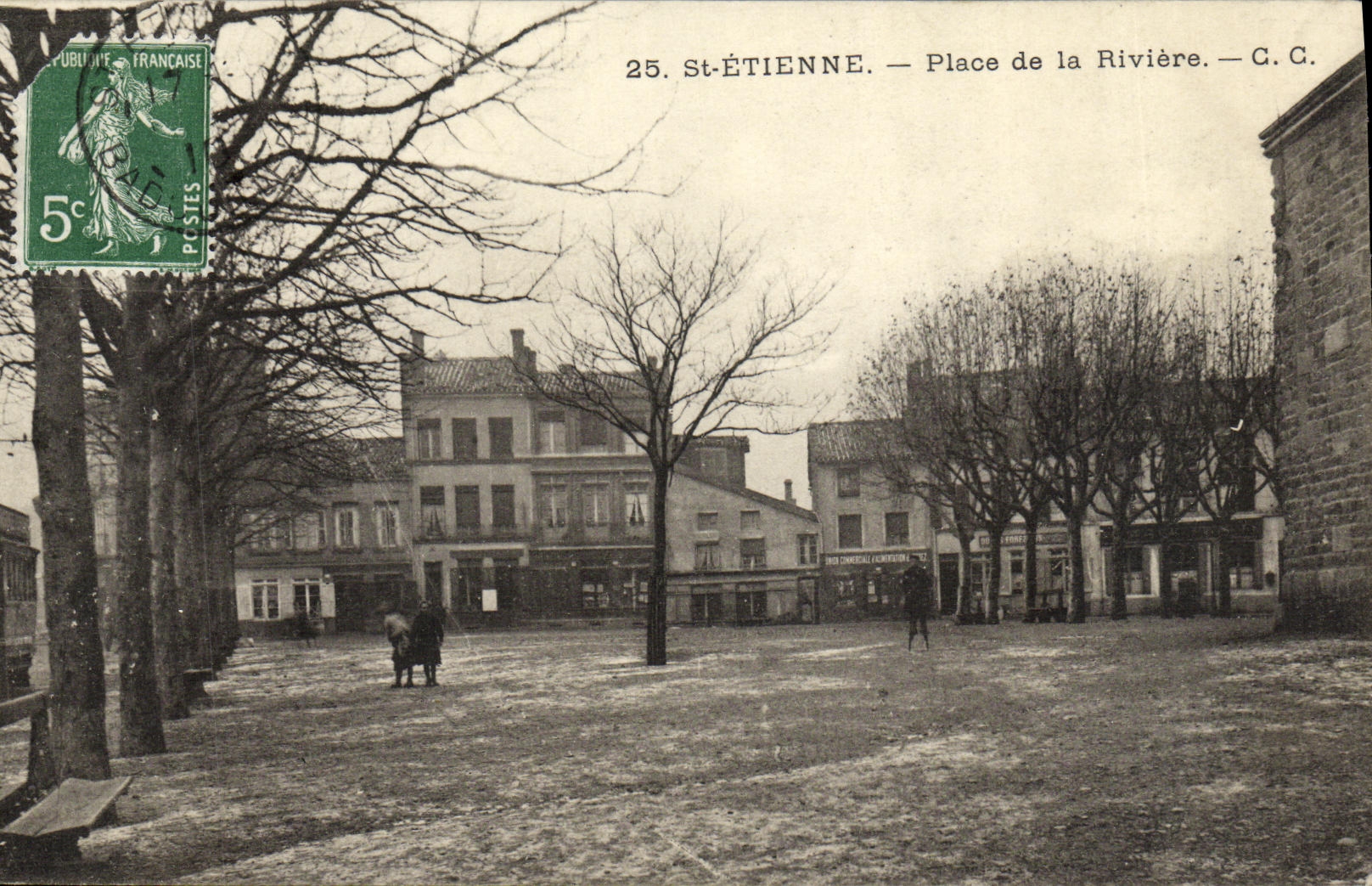 CPA Saint Etienne Place de la riviere