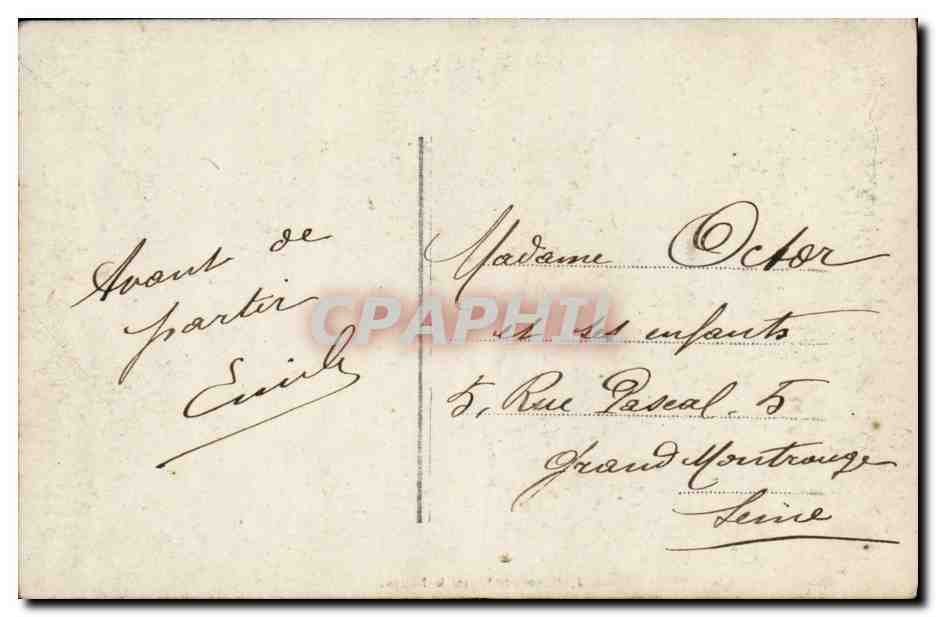 CPA Chartres Avion — Verso