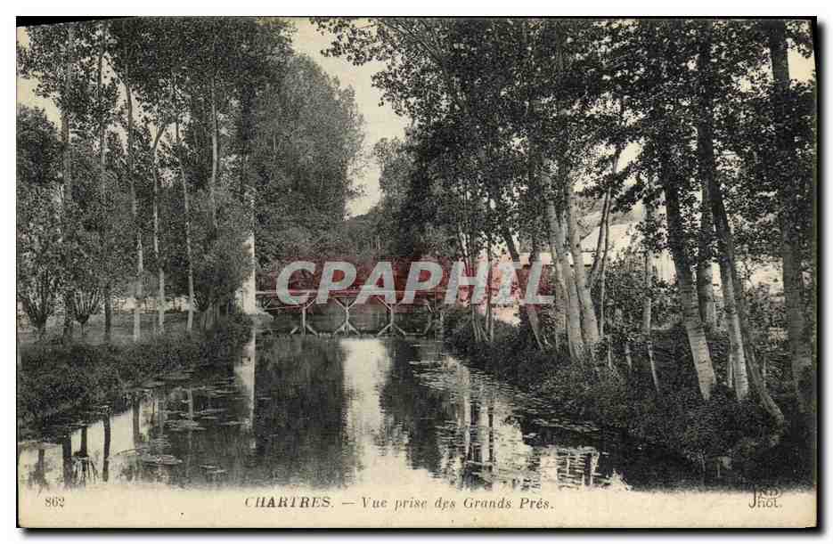 Chartres — Vue prise des Grands Prés — J.K.D. Phot.