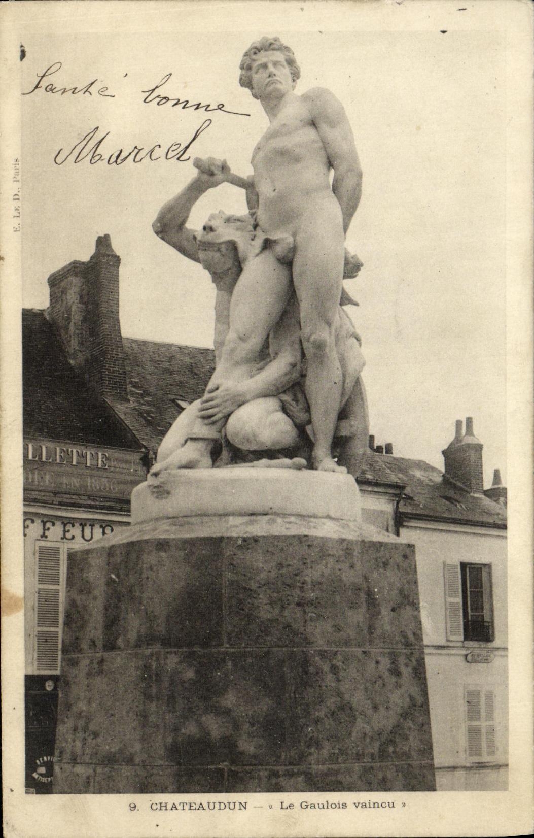 Châteaudun — Le Gaulois vaincu — E. Léon D. Paris, n°9