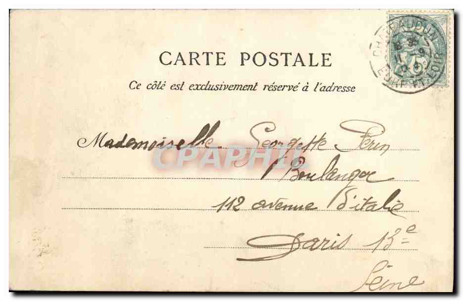 Châteaudun — Le Gaulois vaincu — E. Léon D. Paris, n°9 — Verso