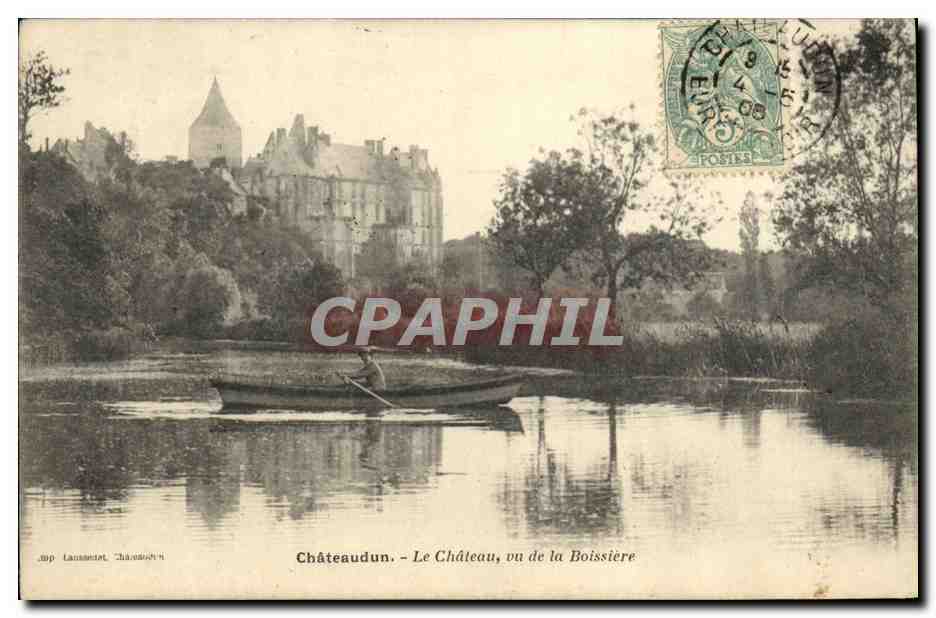 Châteaudun - Le Château, vu de la Boissière — J. P. Lacommet, Châteaudun