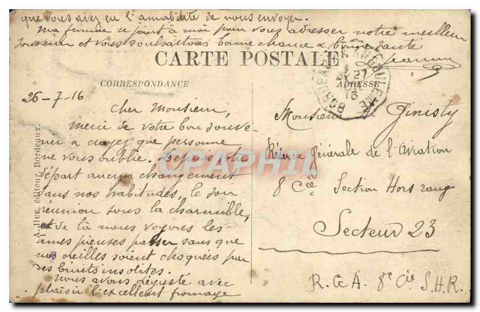 CPA Lormont Les bords de al Garonne Vue des chantiers et ateliers de la Gironde Bateau  — Verso
