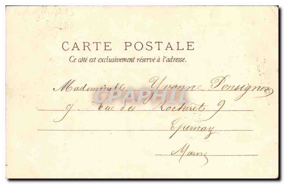 CPA Fantaisie Femme a la mer Parfumerie Xerol — Rückseite