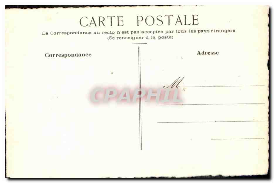 CPA Fantaisie Femme  — Rückseite