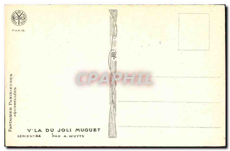 CPA Fantaisie Enfant Muguet  — Rückseite
