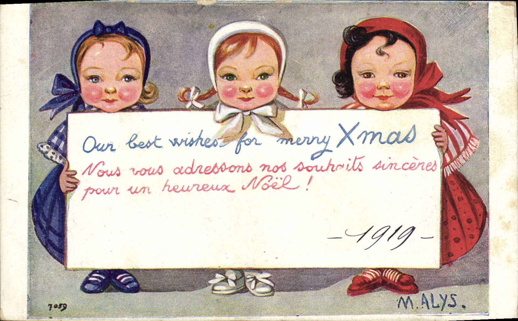 CPA Fantaisie Enfants Noel 