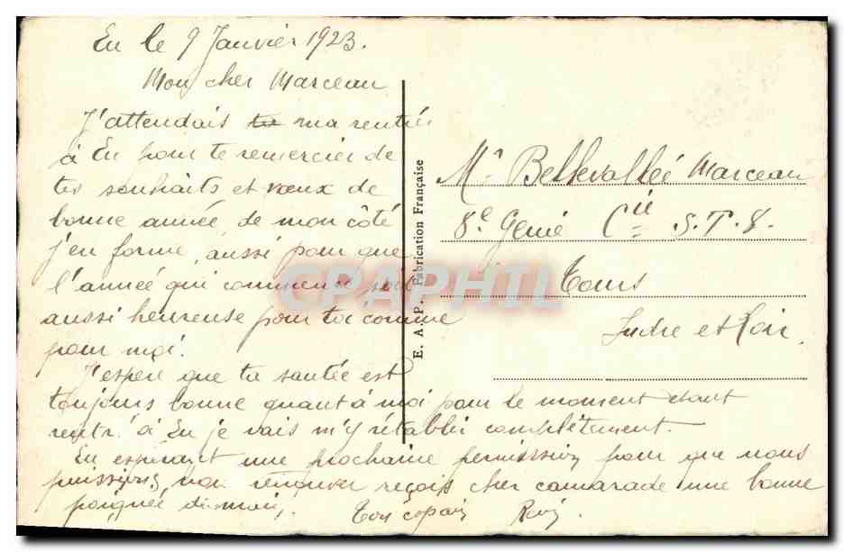 CPA Fantaisie Enfant  — Rückseite
