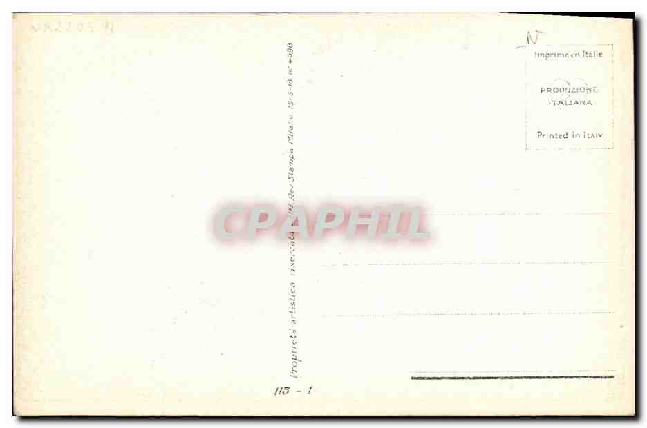 CPA Fantaisie Enfant et Chat Chaton  — Verso