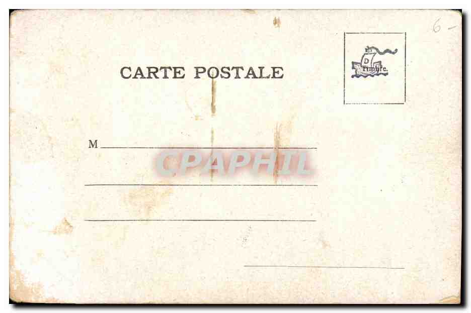 CPA Fantaisie Poisson Chat — Verso