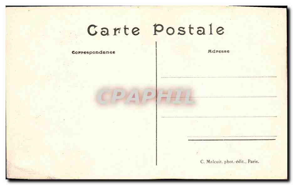CPA Femme Coiffure Coiffeur  — Verso