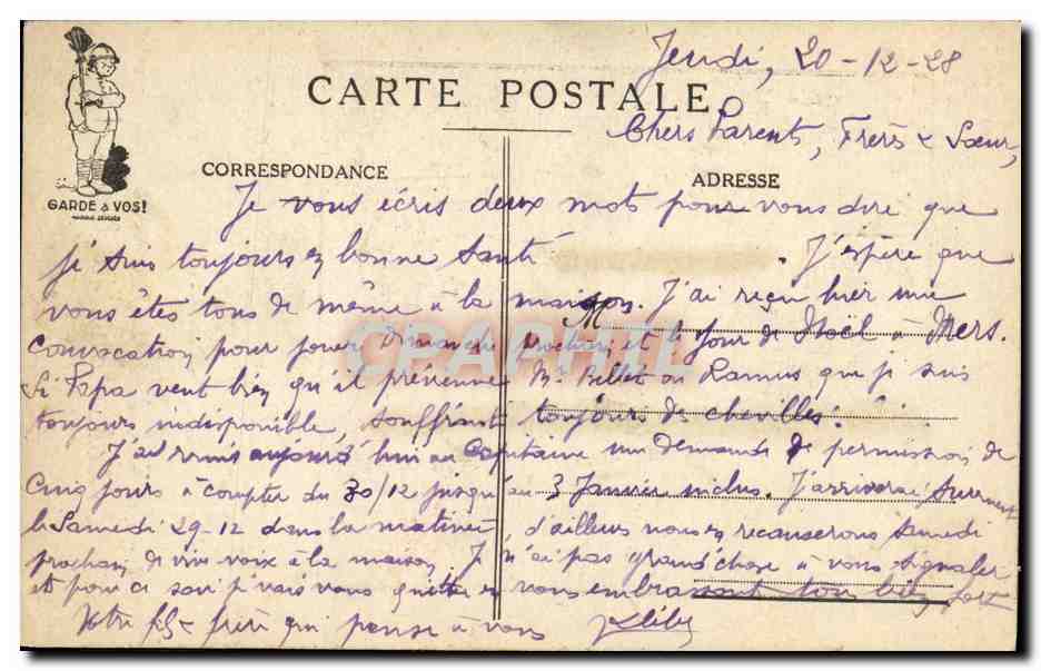 Les 10 Commandements du Soldat — Série humoristique sur le pinard — Éditeur non visible — Reverso
