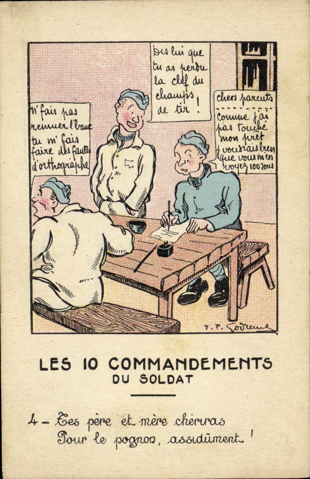 CPA Les 10 commandants du soldat Militaria