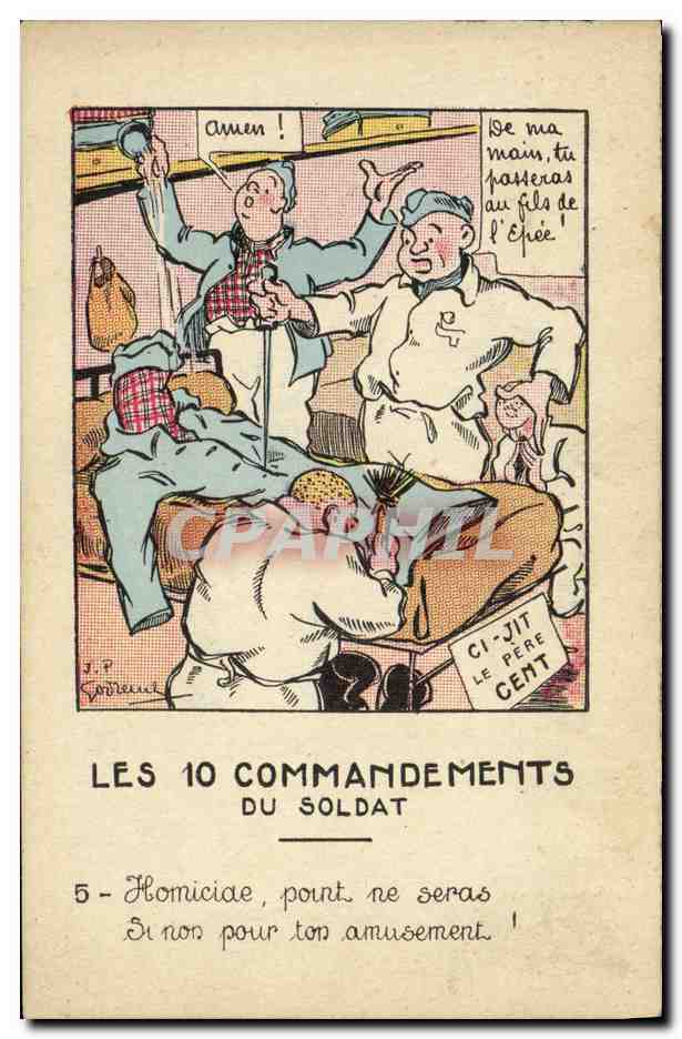 Les 10 Commandements du Soldat — 5e commandement — J.P. Sandreux