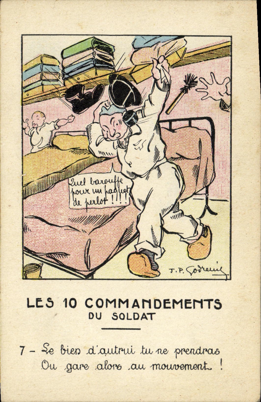 Les 10 Commandements du Soldat — 7e commandement — J.P. Godreuil