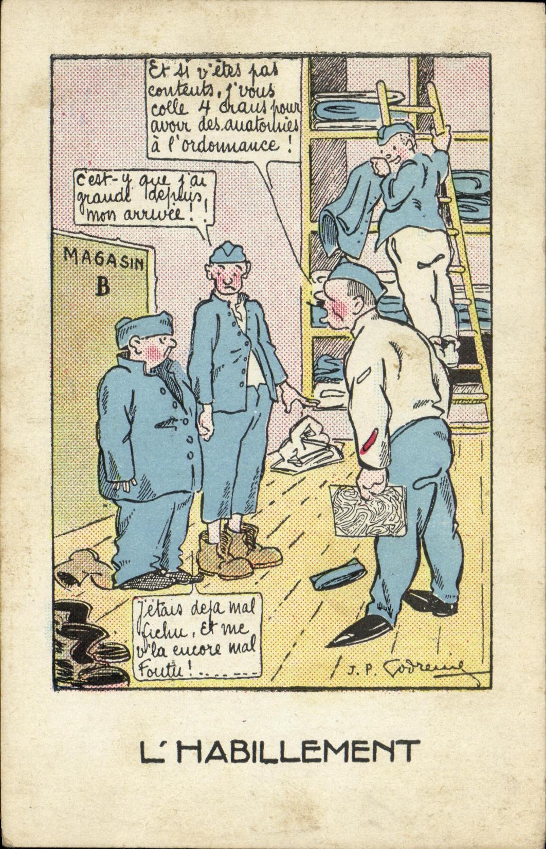 L'HABILLEMENT — Magasin B — J.P. Godrèse