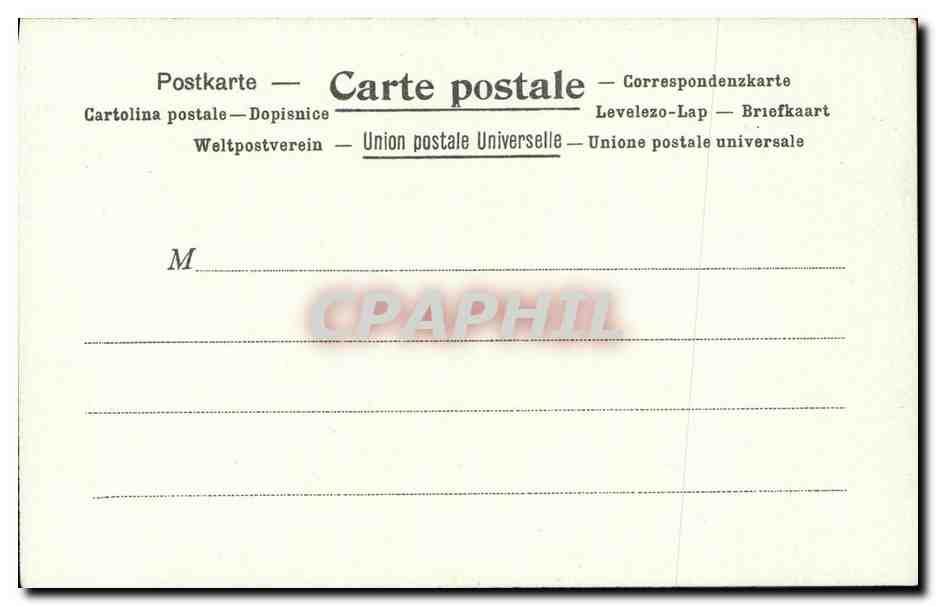 CPA La poste en Hollande Chiens Facteur  — Rückseite