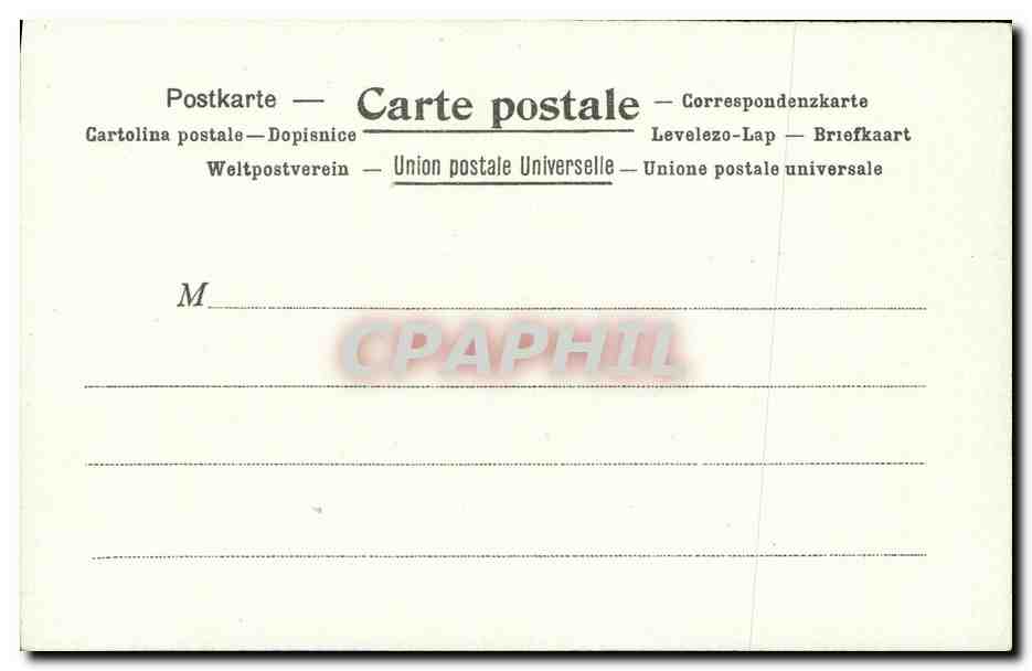CPA La poste au Transvaal Afrique du Sud Cheval — Rückseite