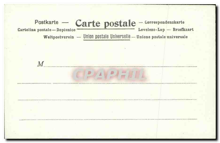 CPA La poste en Allemagne Germania — Rückseite