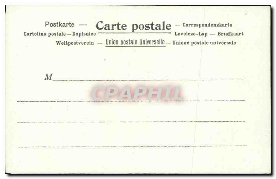 CPA La poste en Chine China Cheval — Rückseite