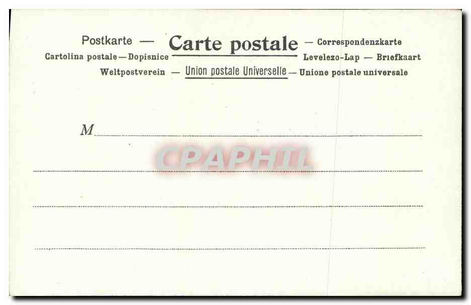 CPA La poste en Italie — Rückseite