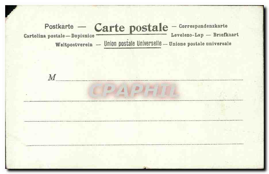 CPA La poste en France automobile Militaria — Rückseite