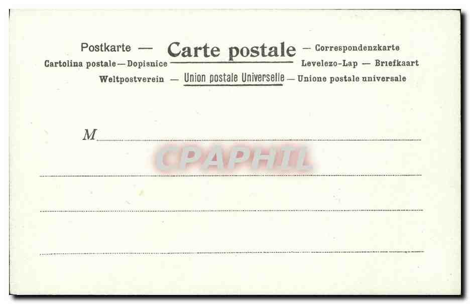CPA La poste a la Guyane Francaise France  — Rückseite