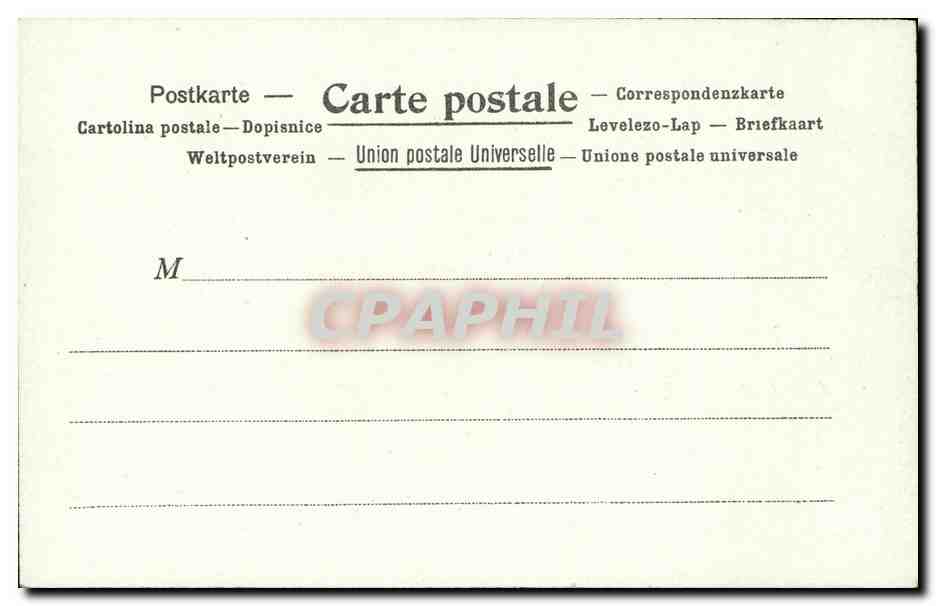 CPA La poste au Portugal Cheval Ane mule — Rückseite