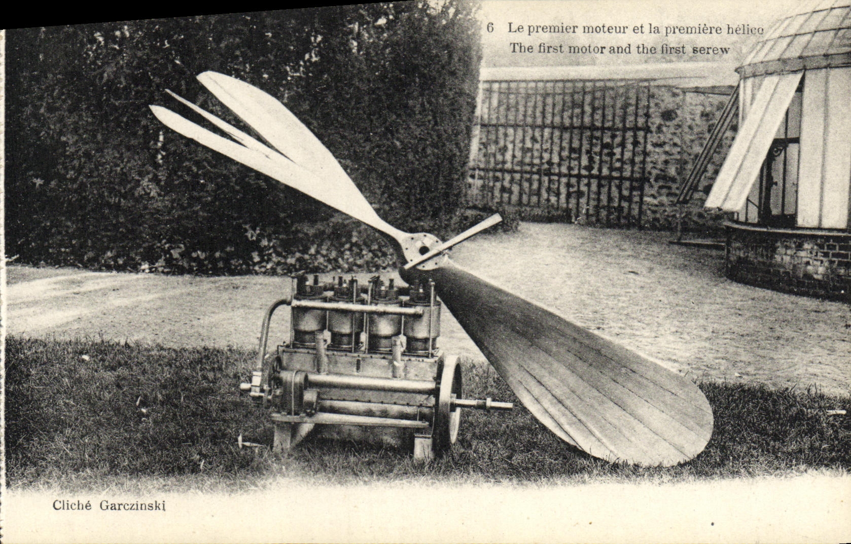 Erster Motor und erste Propeller — Photographie Garczinski — n°6