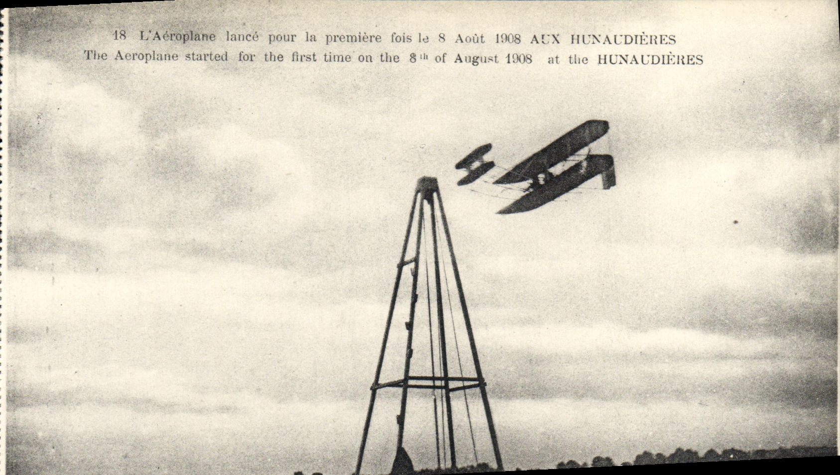 L'Aéroplane lancé pour la première fois le 8 Août 1908 aux Hunaudières — édition série 18