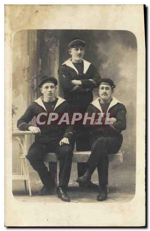 CARTE PHOTO Marisn Militaira Marseillaise