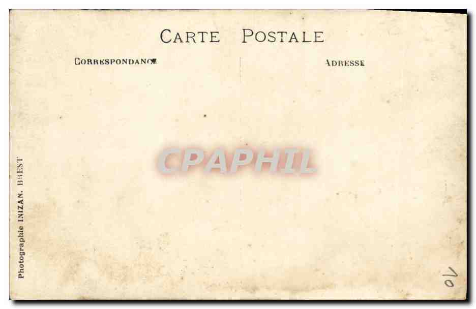 CARTE PHOTO Marisn Militaira Marseillaise — Rückseite