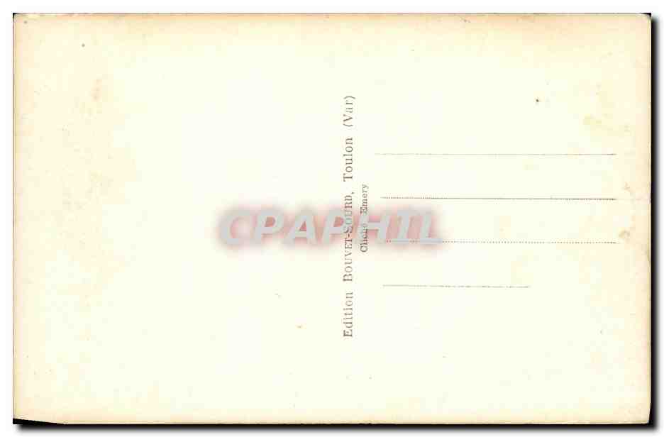 CPA Bateau Torpilleur Fougueux — Verso