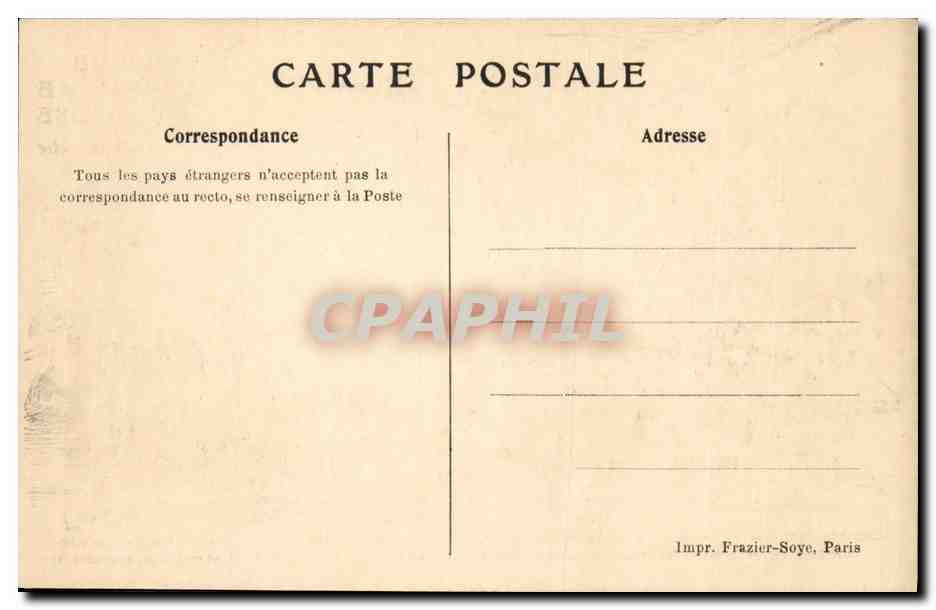 CPA Bateau Assyriens — Verso