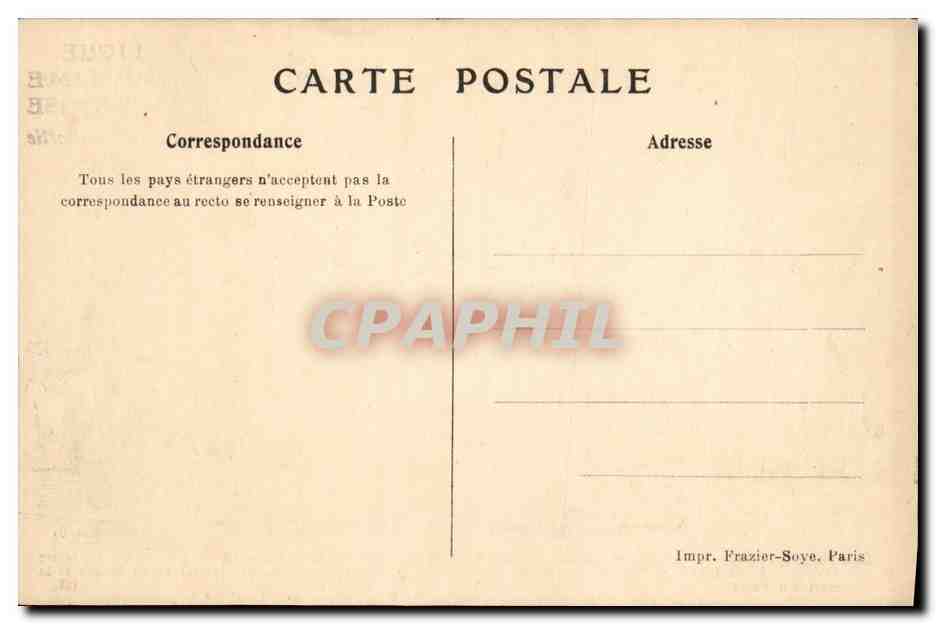 CPA Bateau Galere Louis XIV — Verso