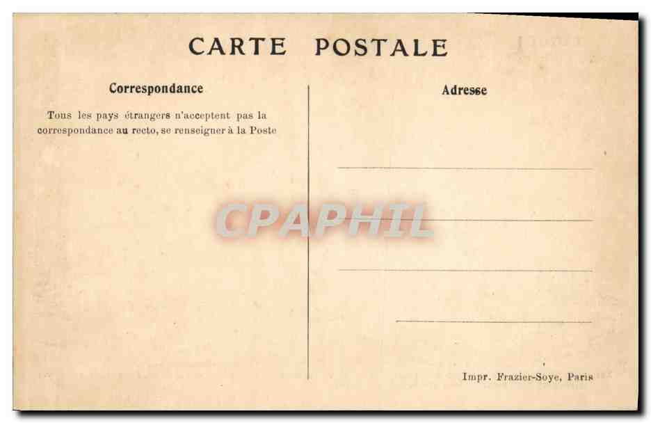 Navire « Couronne » — XVIIe siècle — Ligue Maritime Française, 8 rue La Boétie, Paris — Verso