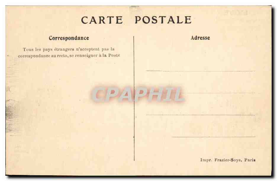 CPA Bateau Rome Trireme — Verso