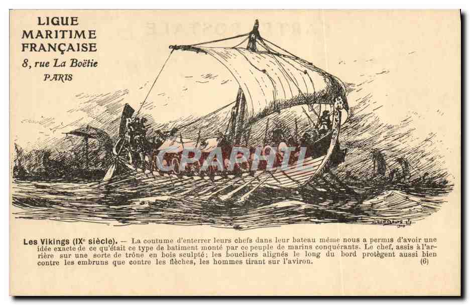 CPA Bateau Vikings 