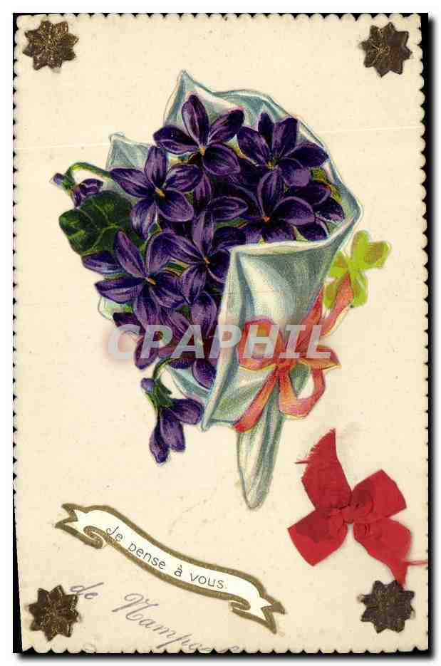 CPA Fantaisie Fleurs
