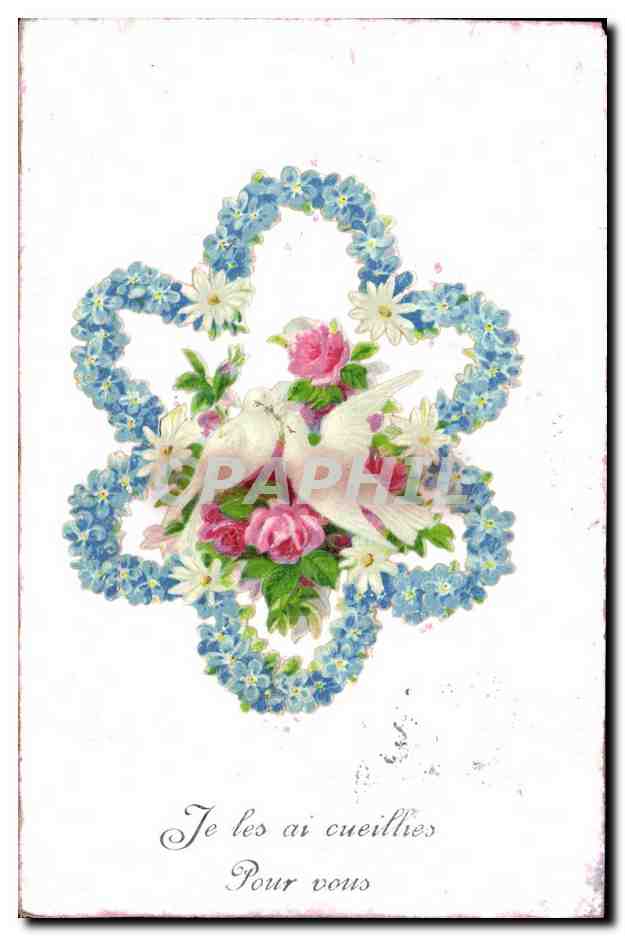 CPA Fantaisie Fleurs Colombes