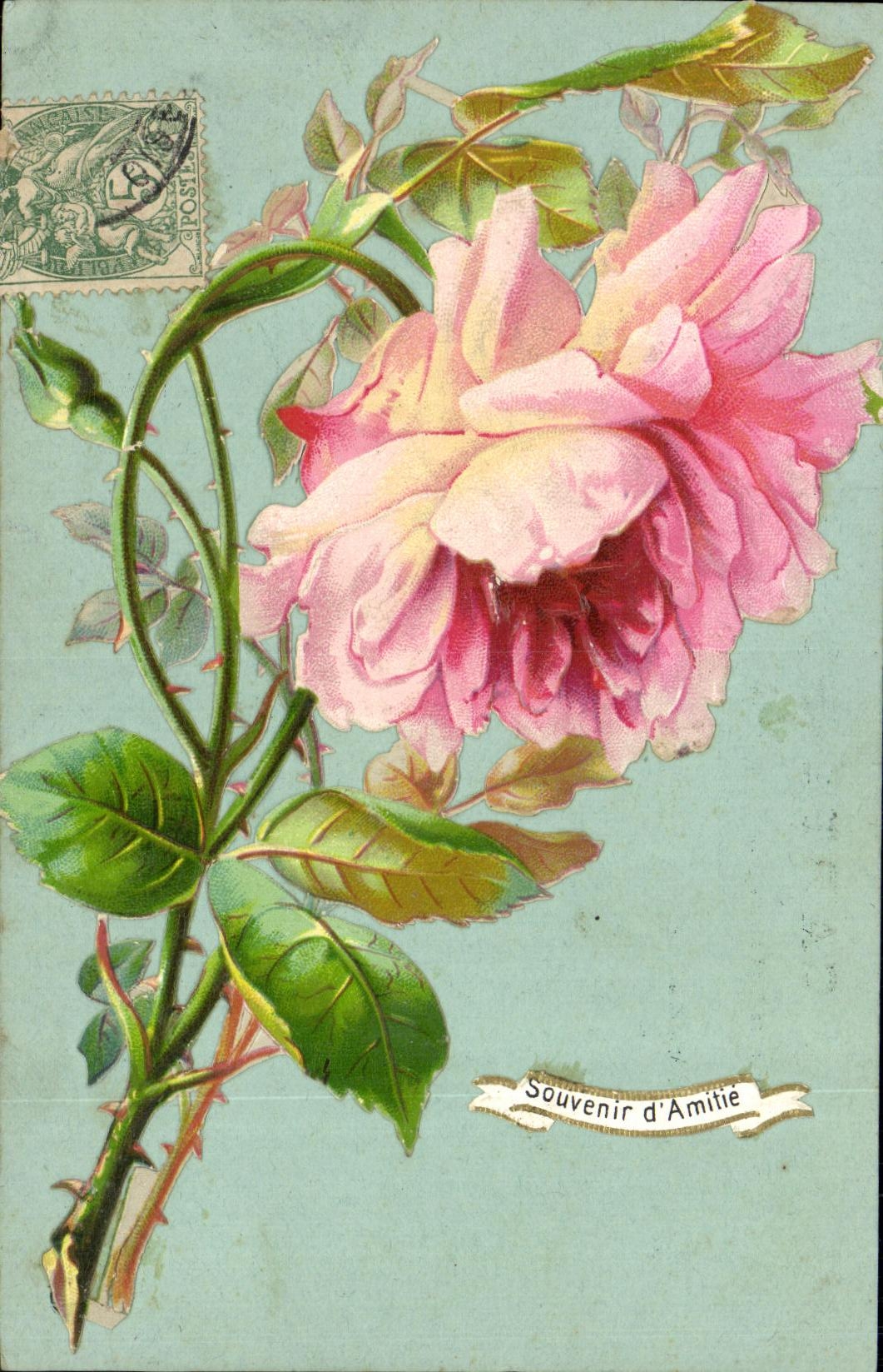 CPA Fantaisie Roses