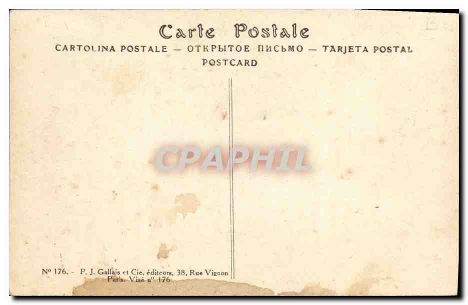 CPA Fantaisie Waltz Hansi Alsace — Rückseite