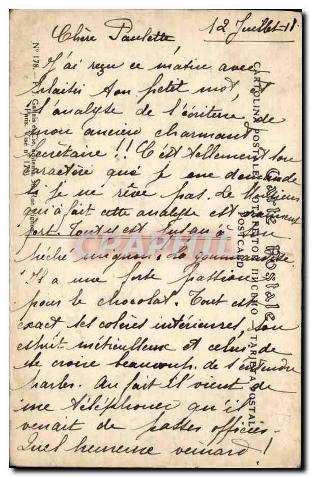 CPA Fantaisie Waltz Hansi Alsace Murbach — Rückseite