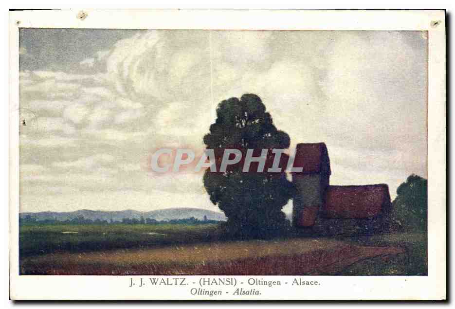 CPA Fantaisie Waltz Hansi Alsace 