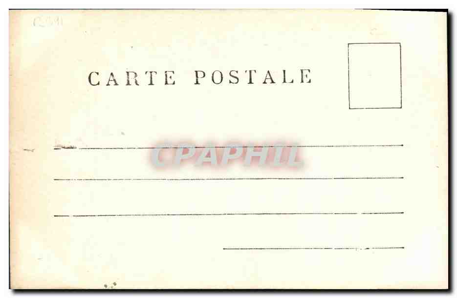 CPA Fantaisie Femme Fer a cheval TRefles — Verso