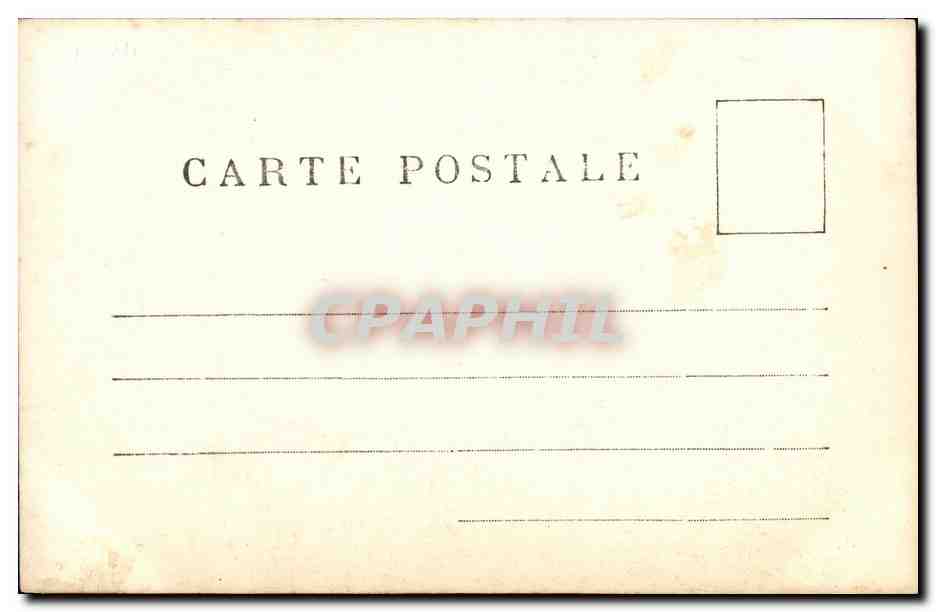 CPA Fantaisie Femme Fer a cheval TRefles — Rückseite