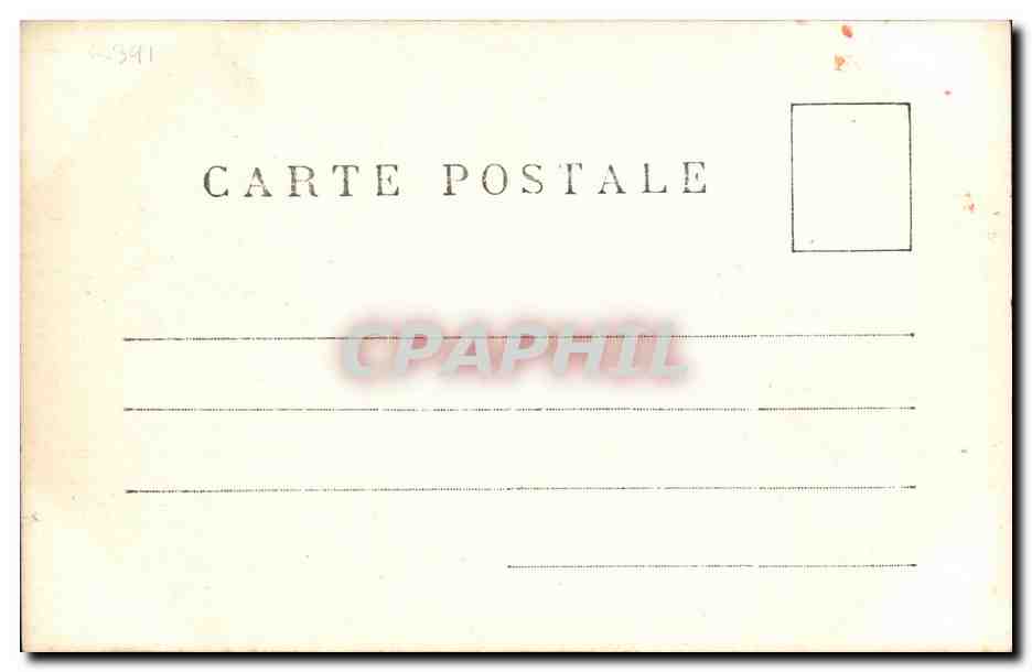 CPA Fantaisie Femme Fer a cheval TRefles — Verso