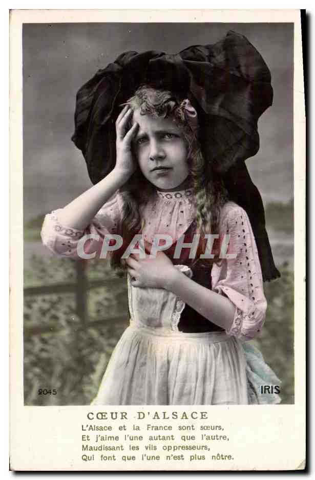 CPA Fantaisie Enfant Alsace