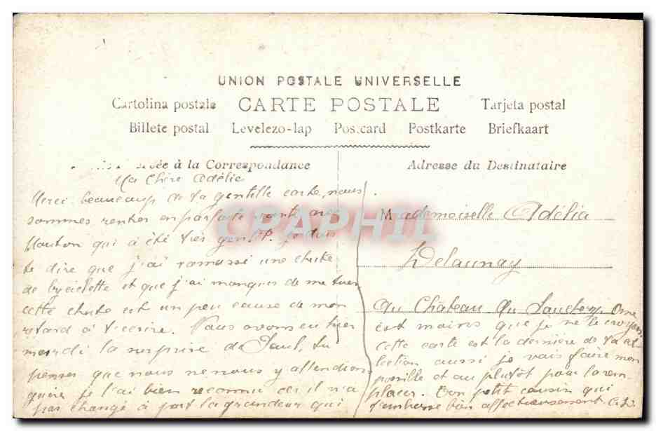 CPA Fantaisie Enfant Alsace — Verso